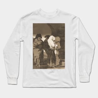 Poor Little Girls! by Francisco Goya Long Sleeve T-Shirt